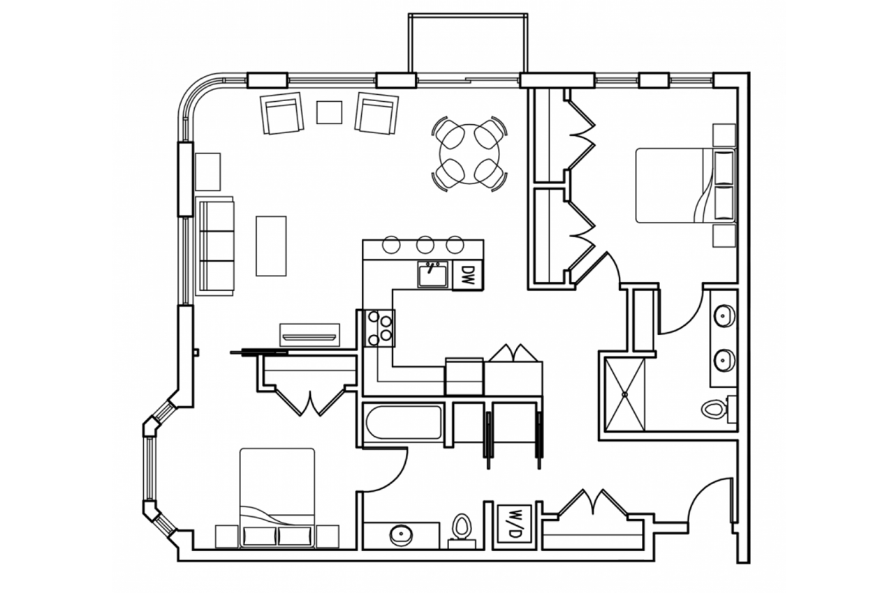 Luxury 2 Bedroom Apartments in NW Portland Available At 21 Astor